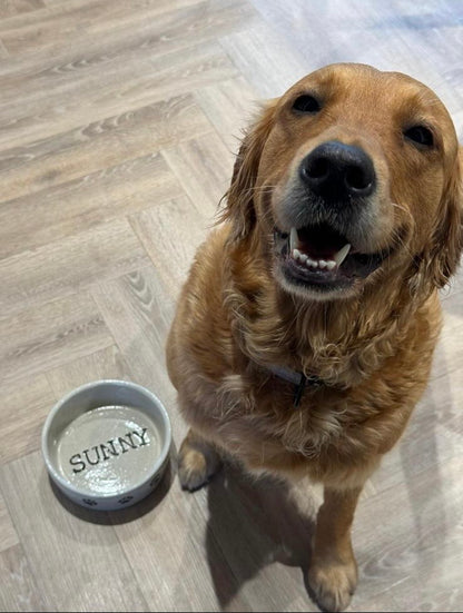 Handmade Personalised Dog/ Cat Bowl