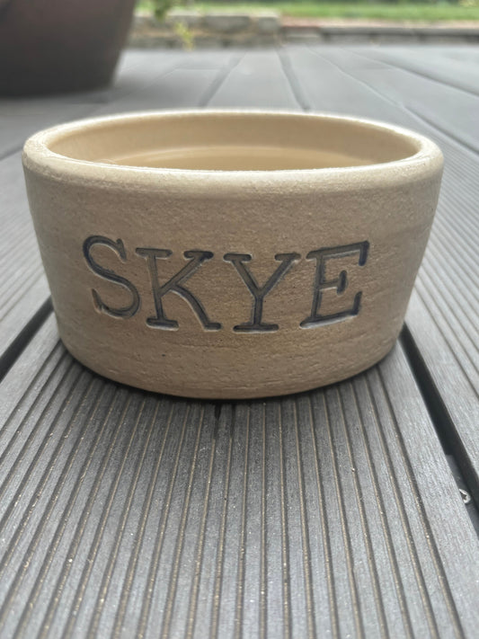 Handmade Personalised Dog/ Cat Bowl