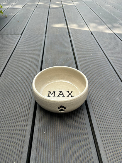 Handmade Personalised Dog/ Cat Bowl