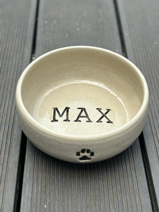 Handmade Personalised Dog/ Cat Bowl