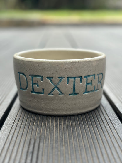 Handmade Personalised Dog/ Cat Bowl