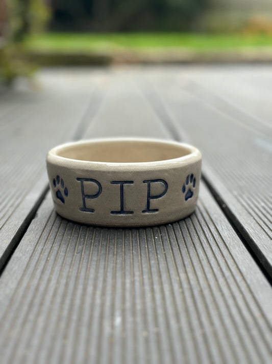 Handmade Personalised Dog/ Cat Bowl