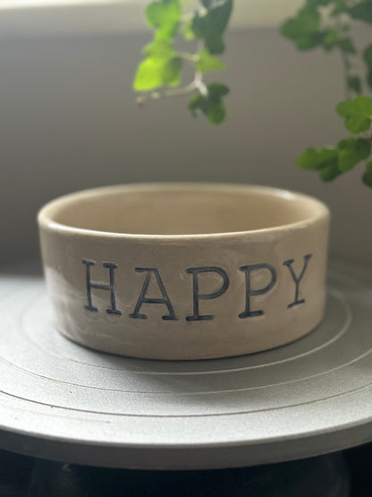 Handmade Personalised Dog/ Cat Bowl