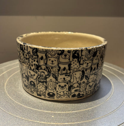 Handmade Decorative Dog Bowl