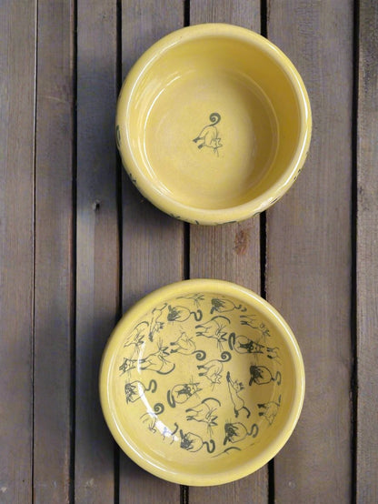 Handmade Decorative Cat Bowl