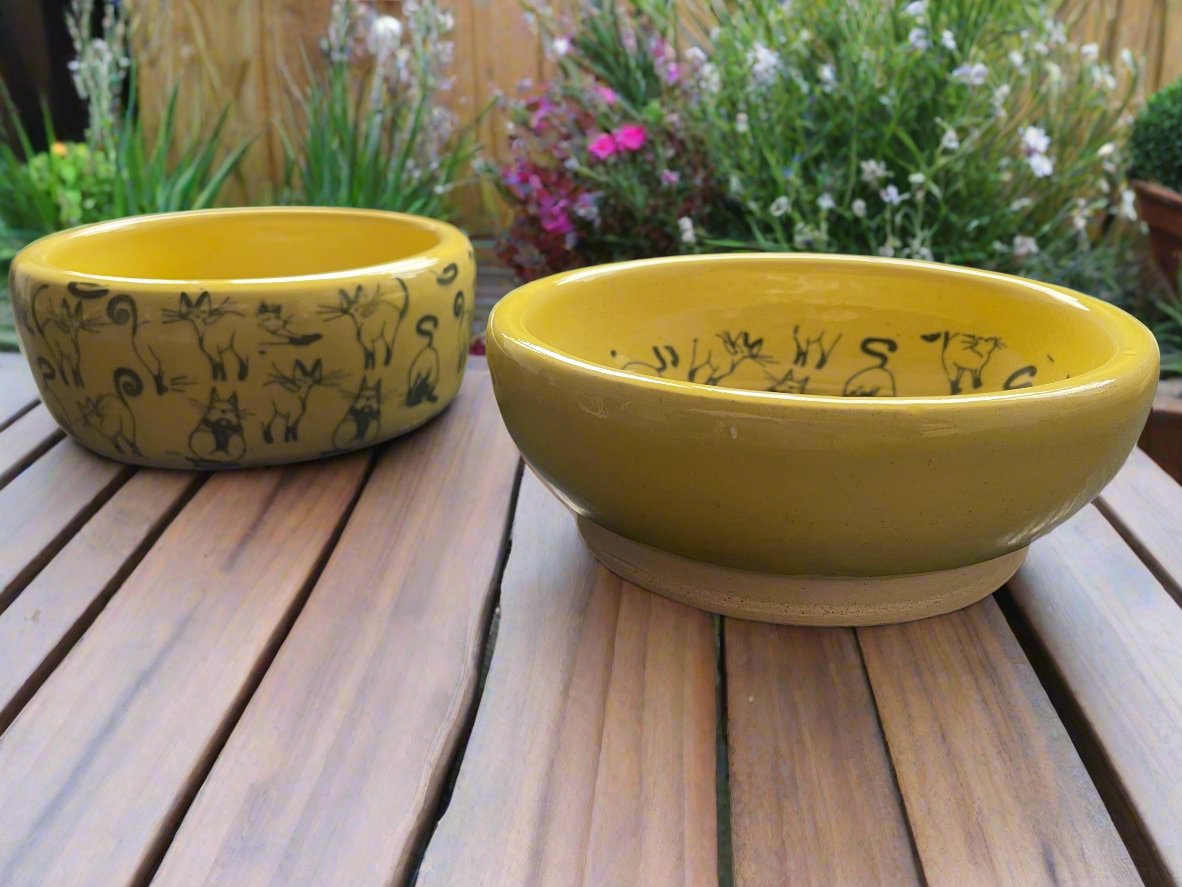 Handmade Decorative Cat Bowl